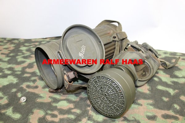 Wehrmacht Gasmaskenbüchse komplett