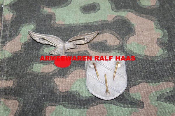 Satz Abzeichen/Embleme für den Tropenhelm Luftwaffe