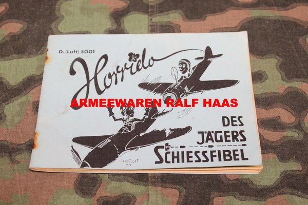 Luftwaffe Karikatur Büchlein "Horrido"