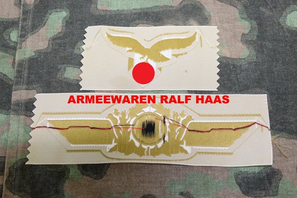 Luftwaffe Effektensatz für die Tropenschirmmütze "Hermann Meyer"